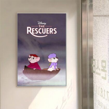 The Rescuers MOVIE Poster Canvas Wall Art Home Decor (No Frame)