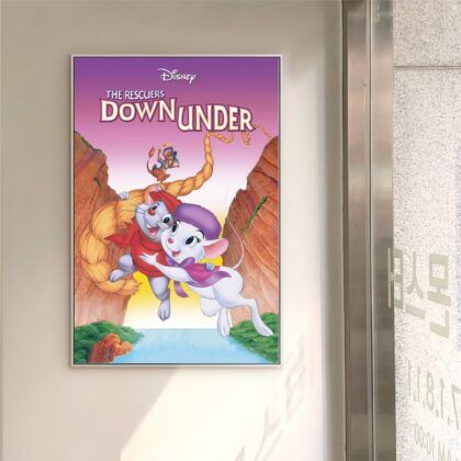 The Rescuers MOVIE Poster Canvas Wall Art Home Decor (No Frame)