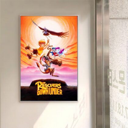 The Rescuers MOVIE Poster Canvas Wall Art Home Decor (No Frame)