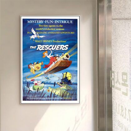 The Rescuers MOVIE Poster Canvas Wall Art Home Decor (No Frame)