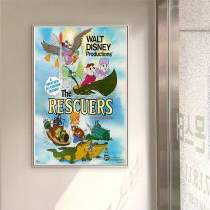 The Rescuers MOVIE Poster Canvas Wall Art Home Decor (No Frame)