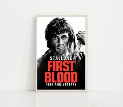 First Blood MOVIE Poster Canvas Wall Art Home Decor (No Frame)