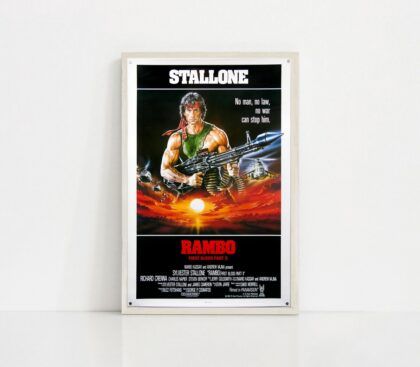 First Blood MOVIE Poster Canvas Wall Art Home Decor (No Frame)