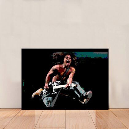 Eddie Van Halen Music Poster Canvas Wall Art Home Decor (No Frame)
