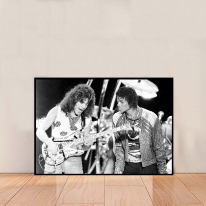 Eddie Van Halen Music Poster Canvas Wall Art Home Decor (No Frame)