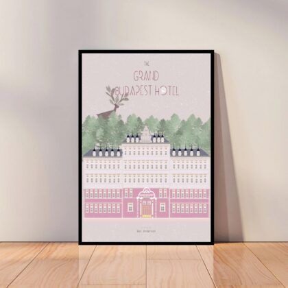 The Grand Budapest Hotel Movie Poster Canvas Wall Art Home Decor (No Frame)
