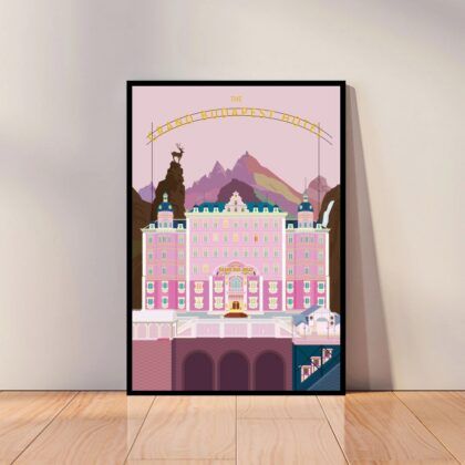 The Grand Budapest Hotel Movie Poster Canvas Wall Art Home Decor (No Frame)