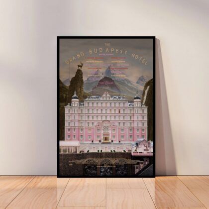 The Grand Budapest Hotel Movie Poster Canvas Wall Art Home Decor (No Frame)