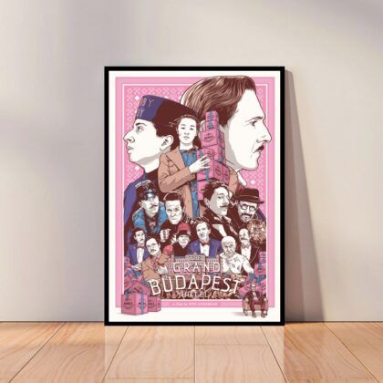 The Grand Budapest Hotel Movie Poster Canvas Wall Art Home Decor (No Frame)