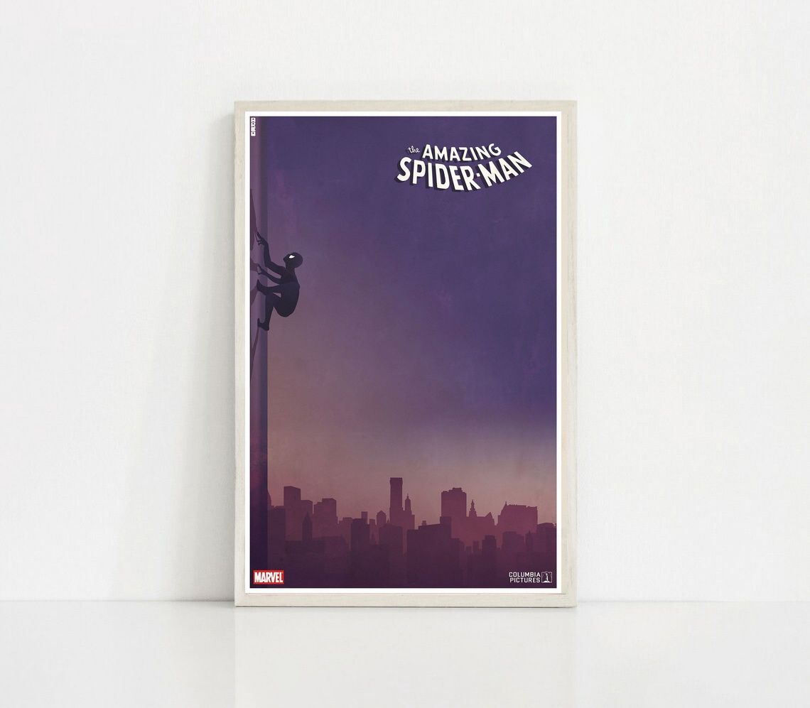 The Amazing Spider-Man 2012 MOVIE Poster Canvas Wall Art Home Decor (No Frame) - Image 4