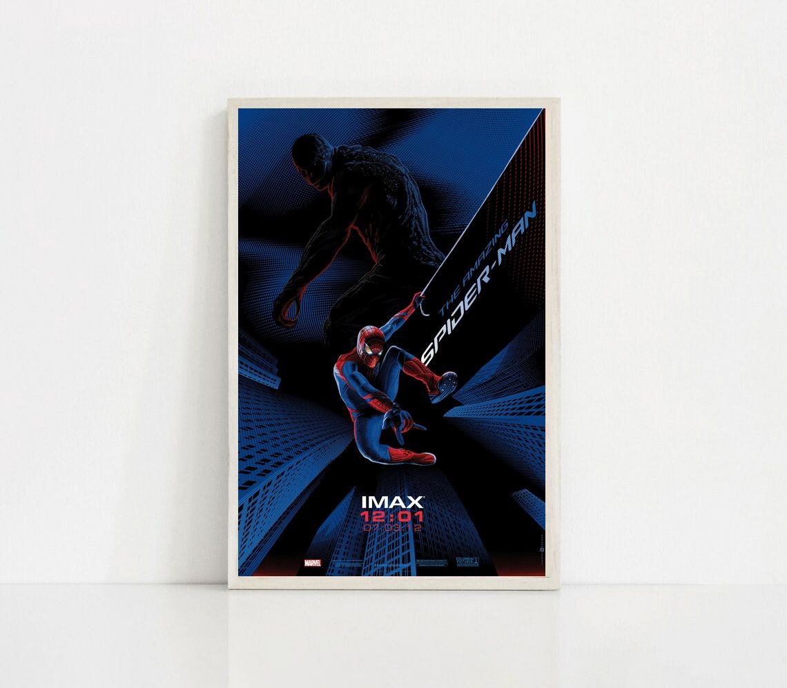 The Amazing Spider-Man 2012 MOVIE Poster Canvas Wall Art Home Decor (No Frame) - Image 4