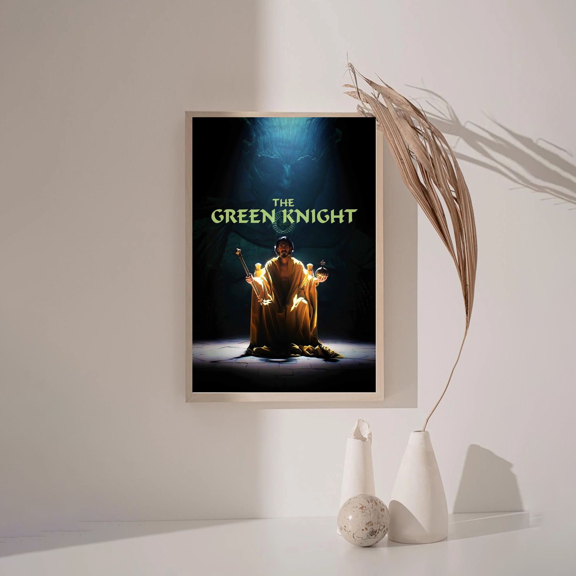 The Green Knight MOVIE Poster Canvas Wall Art Home Decor (No Frame) - Image 3