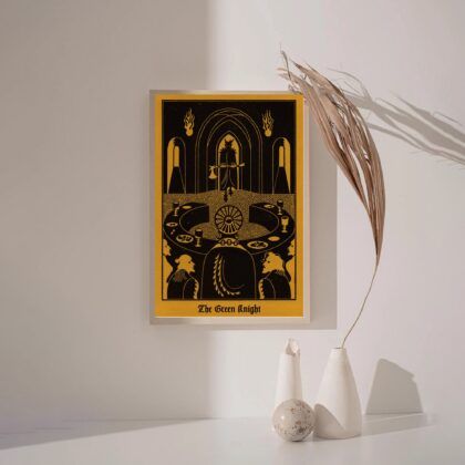 The Green Knight MOVIE Poster Canvas Wall Art Home Decor (No Frame)