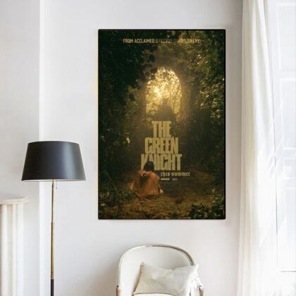The Green Knight MOVIE Poster Canvas Wall Art Home Decor (No Frame)