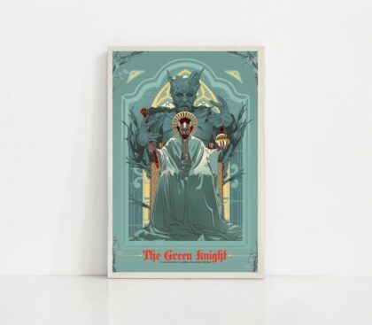 The Green Knight MOVIE Poster Canvas Wall Art Home Decor (No Frame)