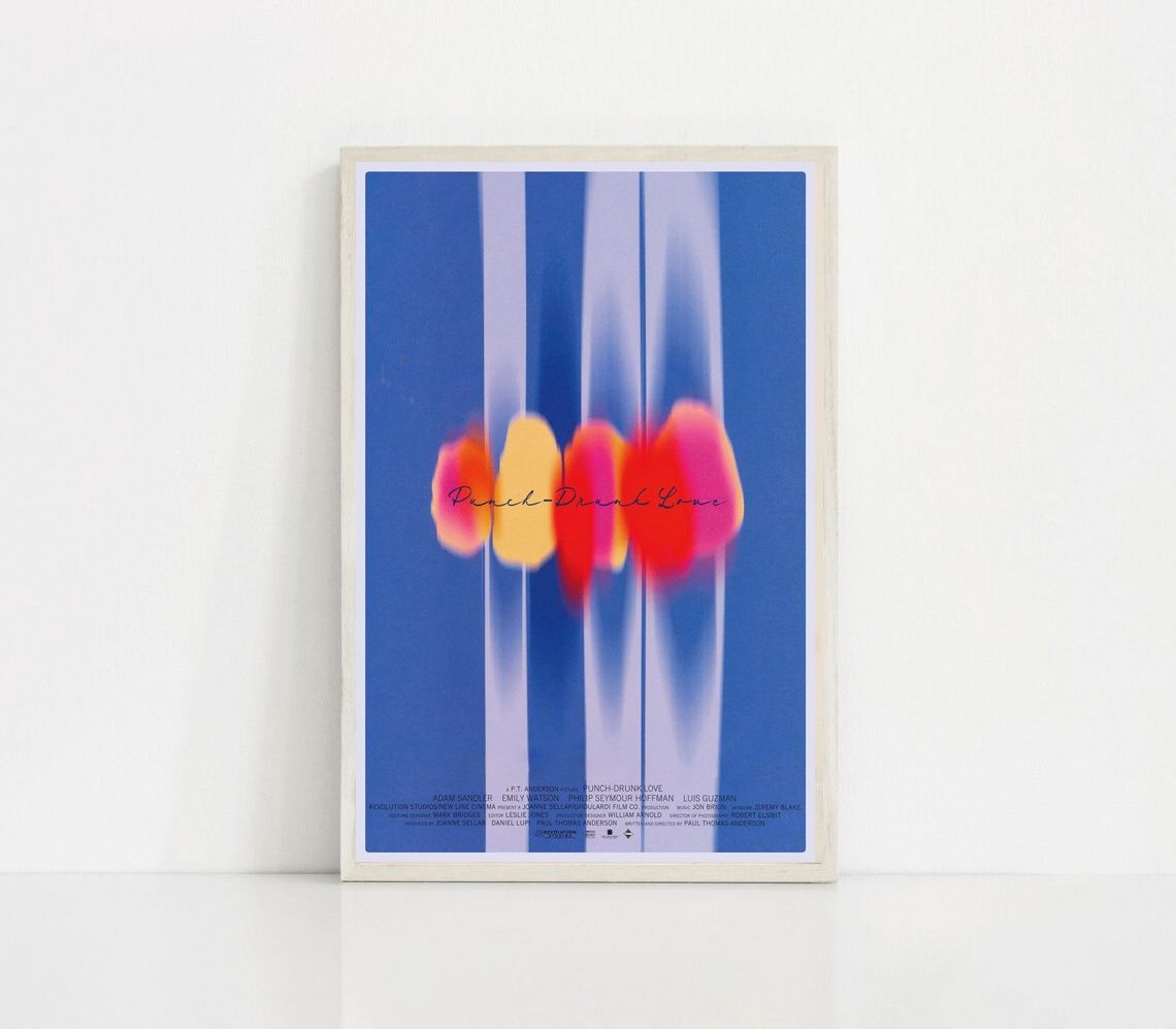 drunk punch love MOVIE Poster Canvas Wall Art Home Decor (No Frame)