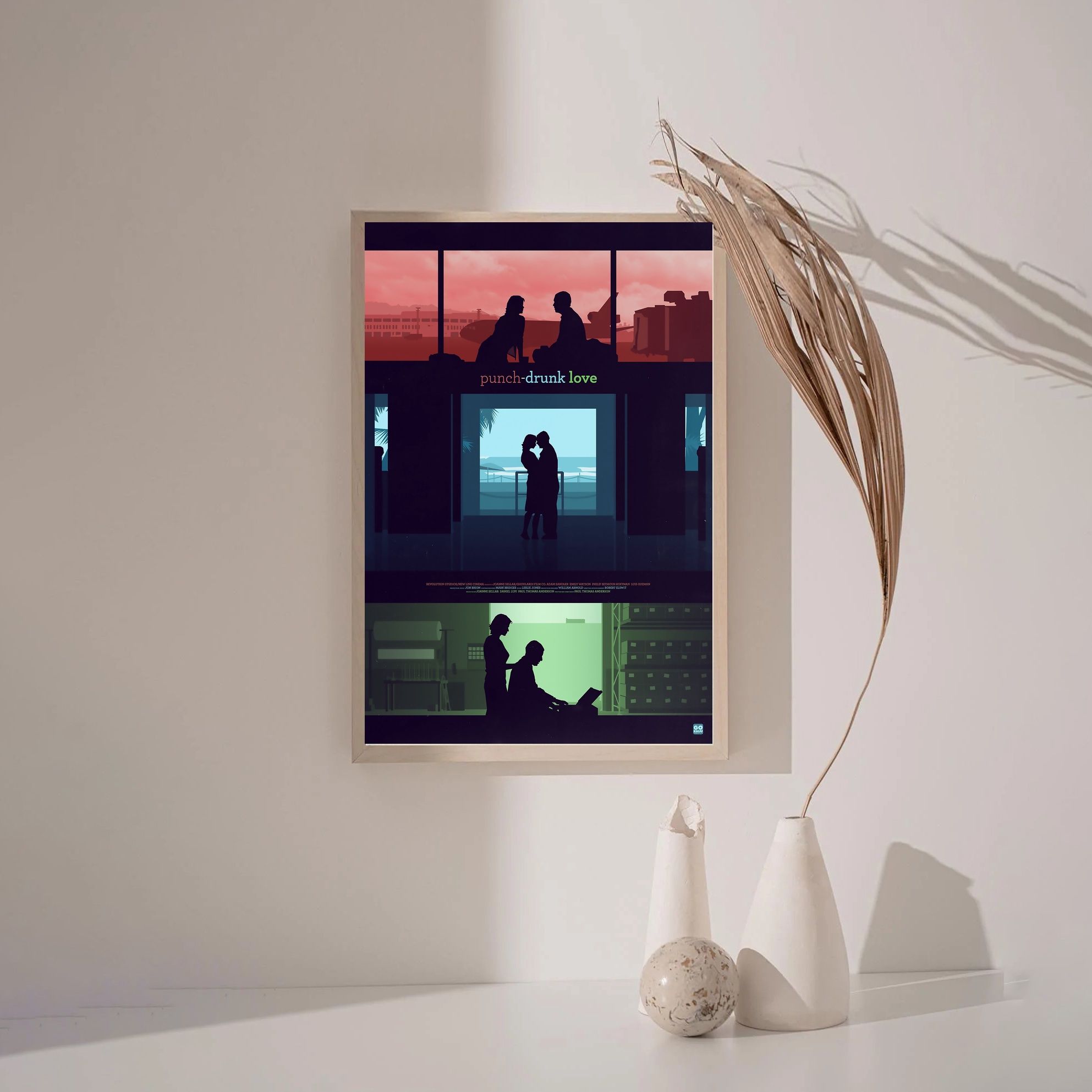 drunk punch love MOVIE Poster Canvas Wall Art Home Decor (No Frame) - Image 3