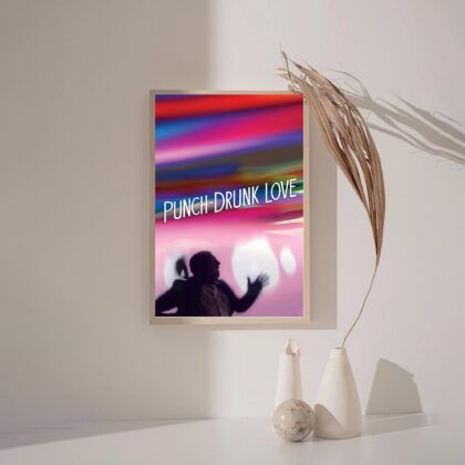 drunk punch love MOVIE Poster Canvas Wall Art Home Decor (No Frame)