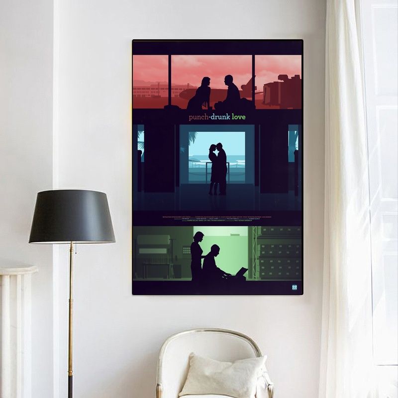 drunk punch love MOVIE Poster Canvas Wall Art Home Decor (No Frame) - Image 4
