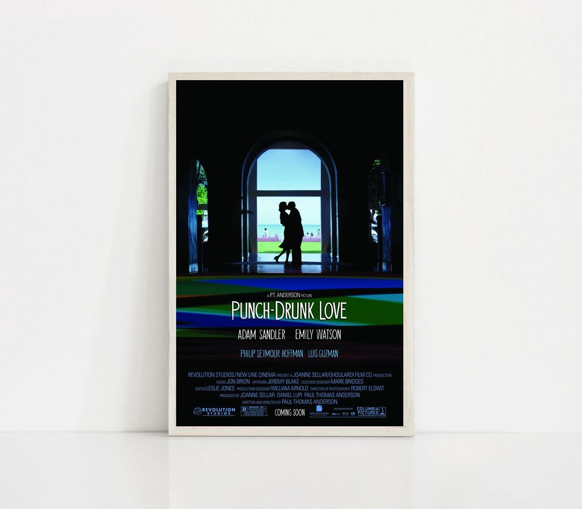 drunk punch love MOVIE Poster Canvas Wall Art Home Decor (No Frame)
