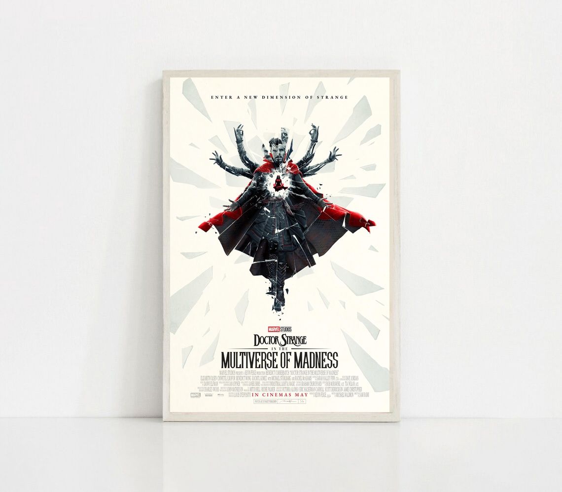 Doctor Strange in the Multiverse of Madness MOVIE Poster Canvas Wall Art Home Decor (No Frame)