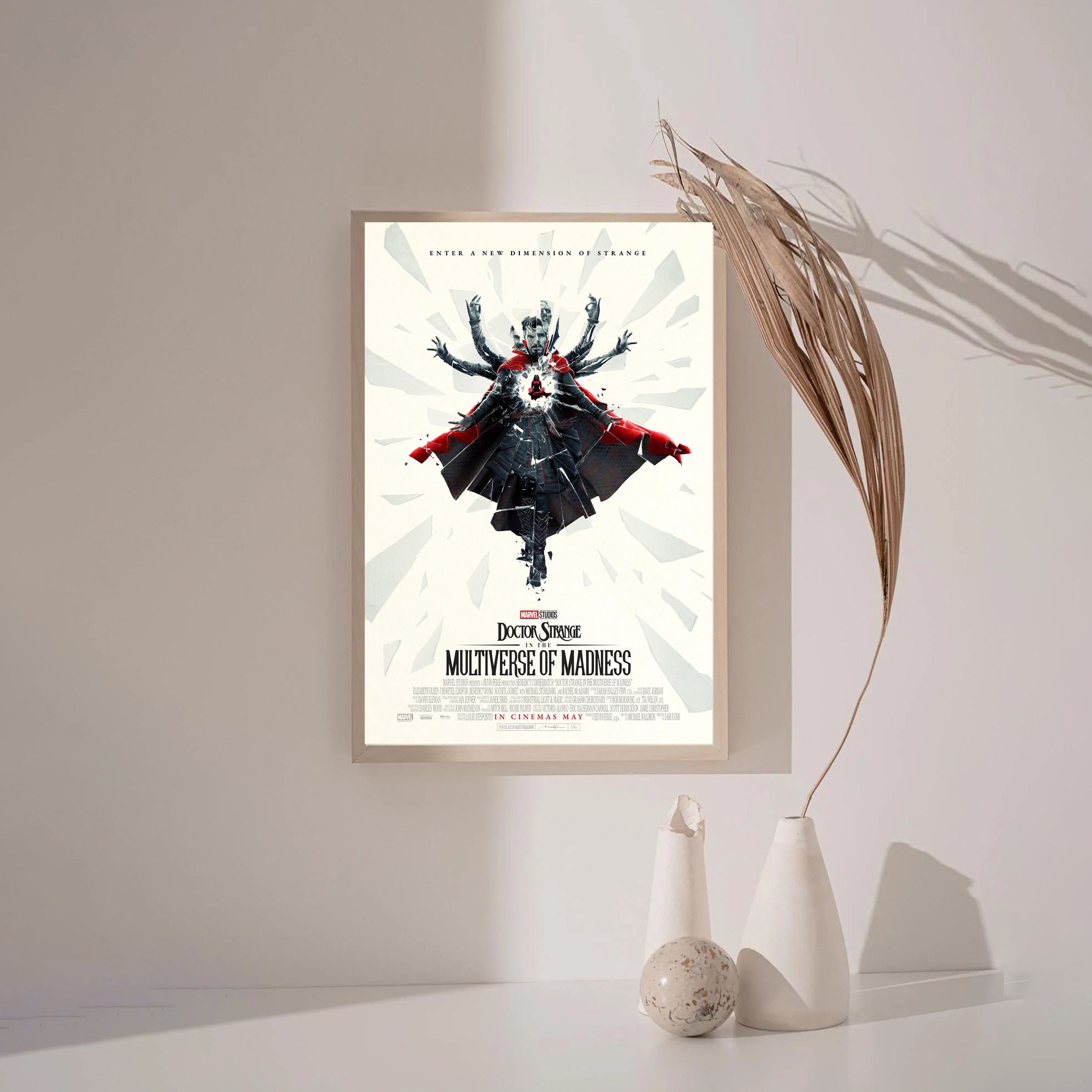 Doctor Strange in the Multiverse of Madness MOVIE Poster Canvas Wall Art Home Decor (No Frame) - Image 3