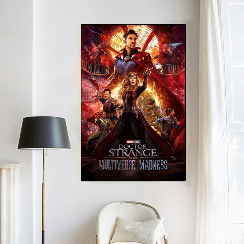Doctor Strange in the Multiverse of Madness MOVIE Poster Canvas Wall Art Home Decor (No Frame) - Image 4