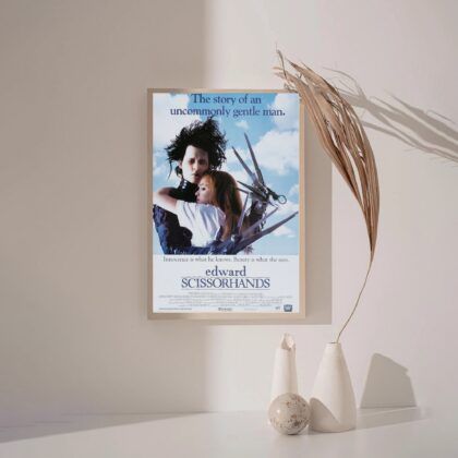 Edward Scissorhands 1990 MOVIE Poster Canvas Wall Art Home Decor (No Frame)