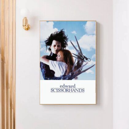 Edward Scissorhands 1990 MOVIE Poster Canvas Wall Art Home Decor (No Frame)