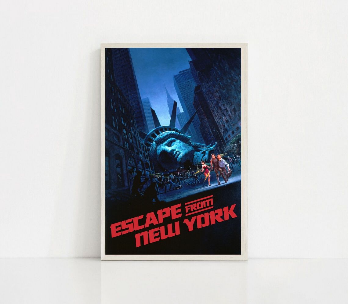 Escape from New York MOVIE Poster Canvas Wall Art Home Decor (No Frame) - Image 2