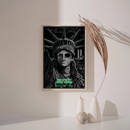Escape from New York MOVIE Poster Canvas Wall Art Home Decor (No Frame)
