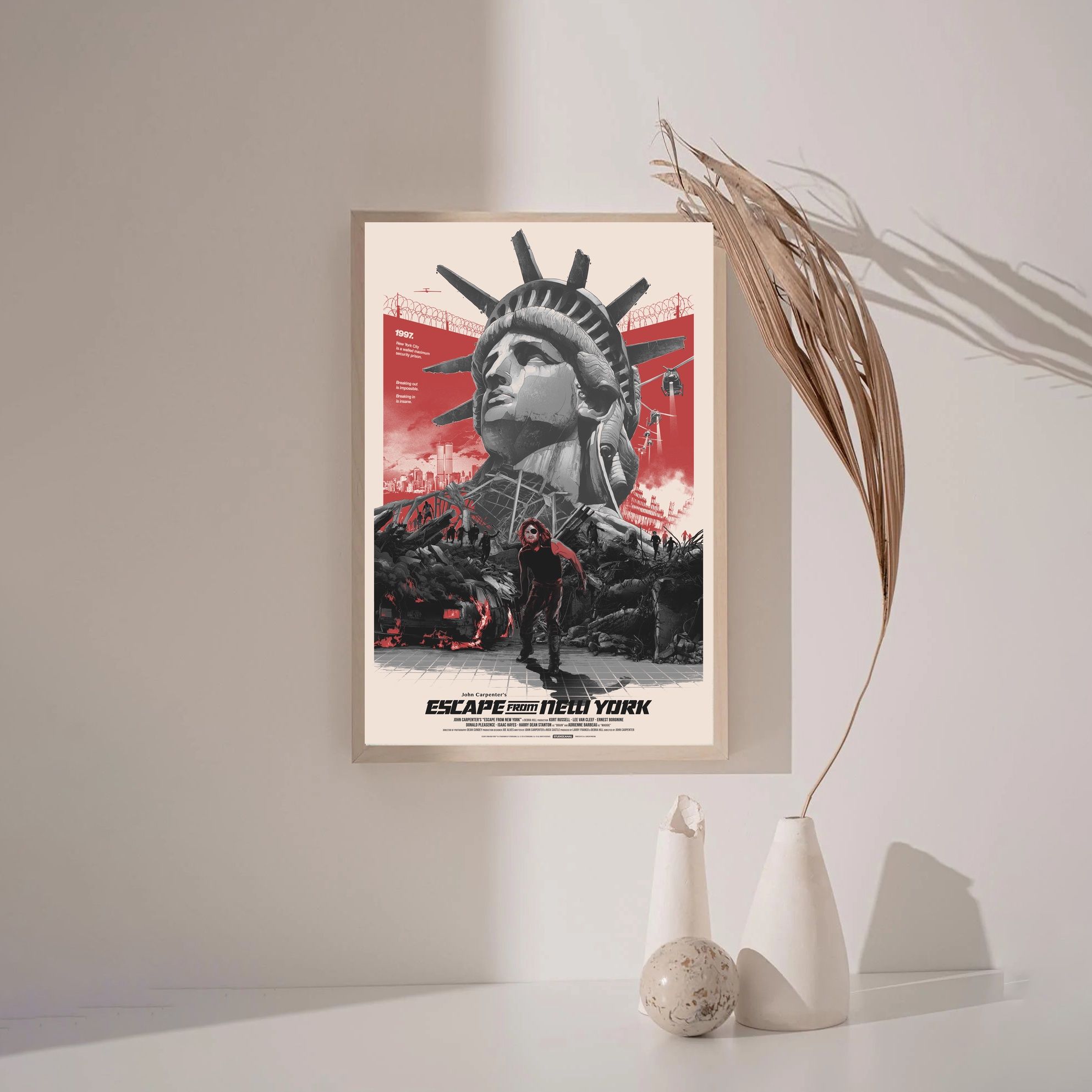 Escape from New York MOVIE Poster Canvas Wall Art Home Decor (No Frame) - Image 3