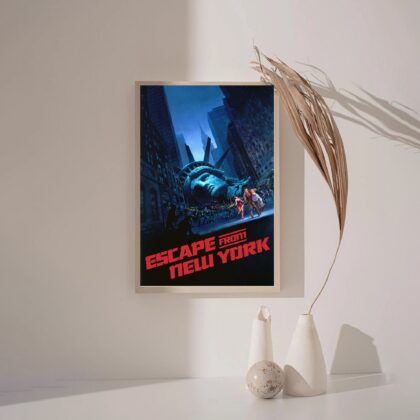 Escape from New York MOVIE Poster Canvas Wall Art Home Decor (No Frame)