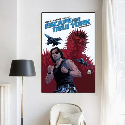 Escape from New York MOVIE Poster Canvas Wall Art Home Decor (No Frame)