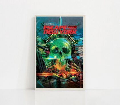 Escape from New York MOVIE Poster Canvas Wall Art Home Decor (No Frame)