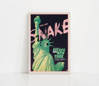 Escape from New York MOVIE Poster Canvas Wall Art Home Decor (No Frame)