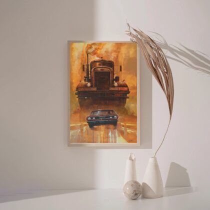 Duel MOVIE Poster Canvas Wall Art Home Decor (No Frame)