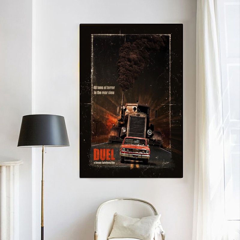 Duel MOVIE Poster Canvas Wall Art Home Decor (No Frame) - Image 4