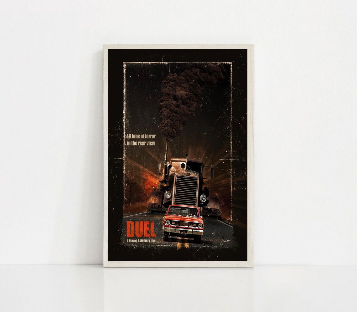 Duel MOVIE Poster Canvas Wall Art Home Decor (No Frame) - Image 2