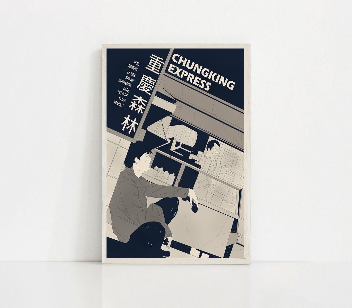 Chungking Express MOVIE Poster Canvas Wall Art Home Decor (No Frame)