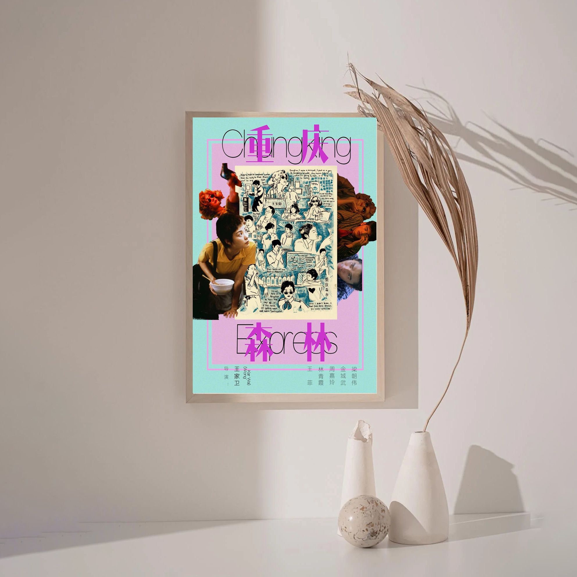 Chungking Express MOVIE Poster Canvas Wall Art Home Decor (No Frame) - Image 3