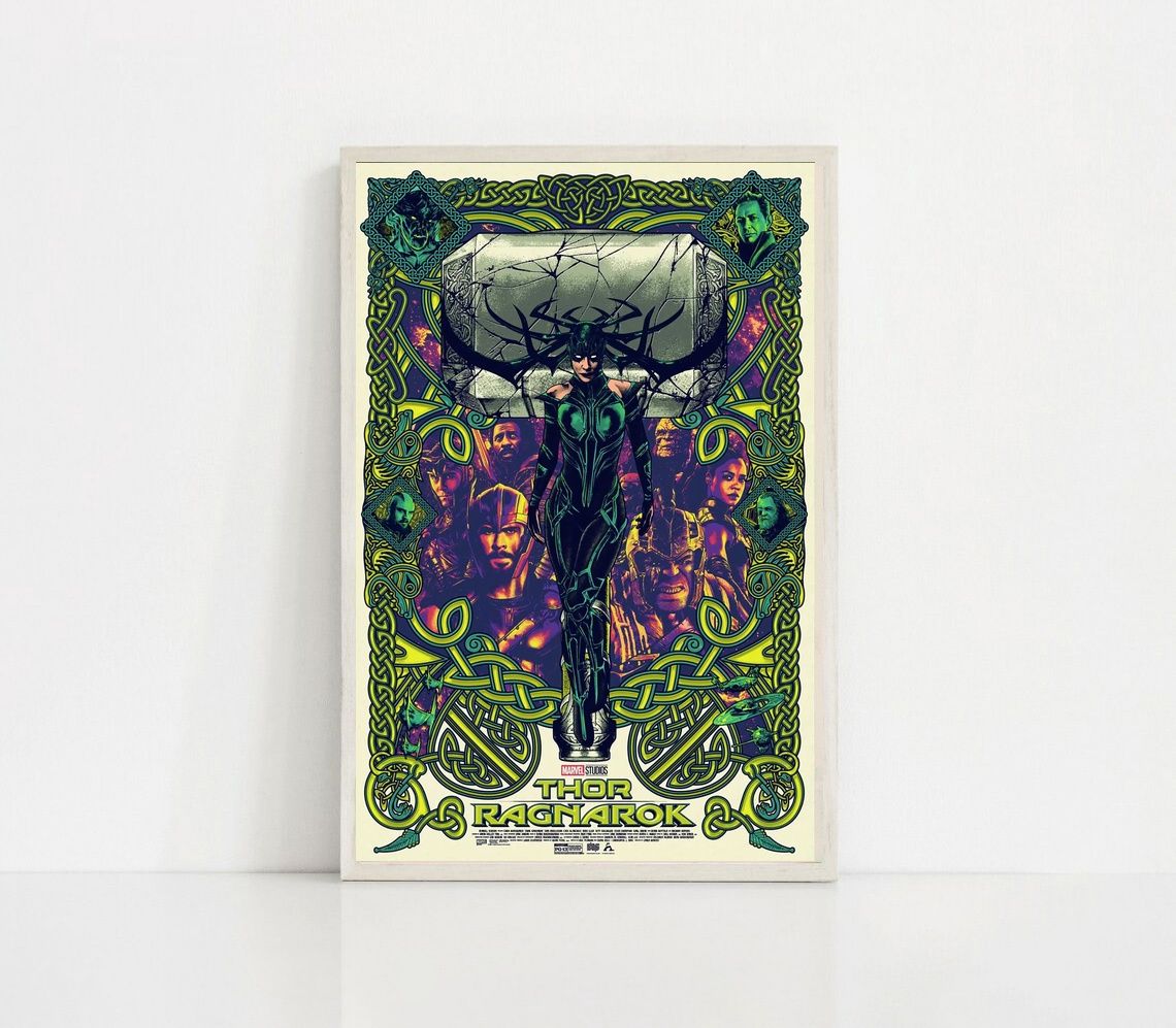 Thor Ragnarok 2017 MOVIE Poster Canvas Wall Art Home Decor (No Frame)