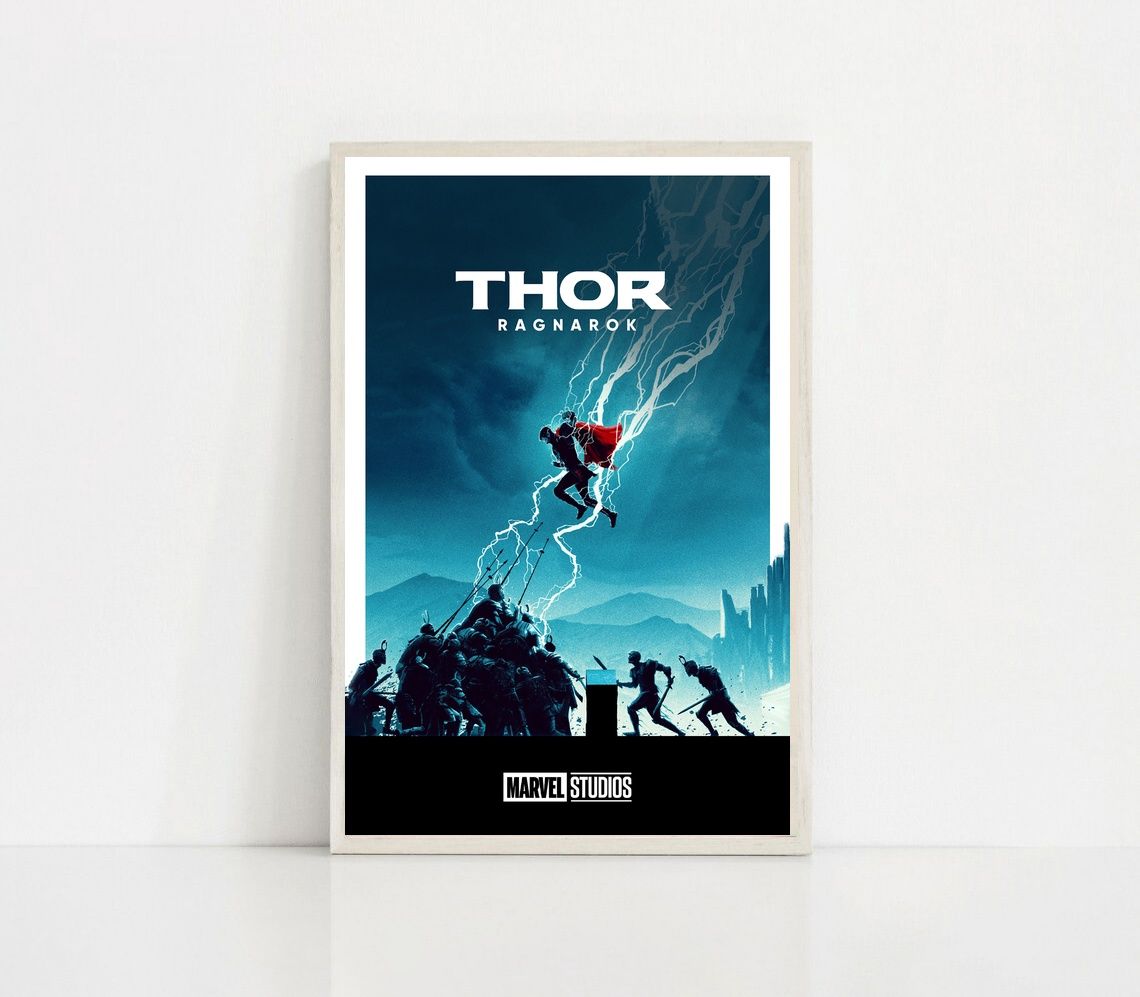 Thor Ragnarok 2017 MOVIE Poster Canvas Wall Art Home Decor (No Frame)