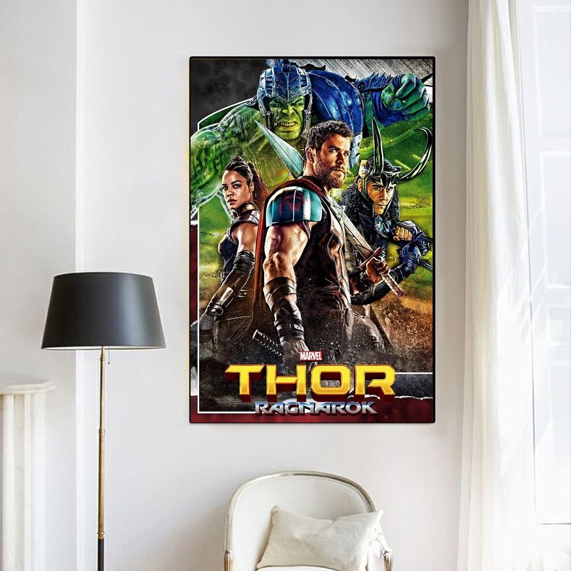 Thor Ragnarok 2017 MOVIE Poster Canvas Wall Art Home Decor (No Frame) - Image 4