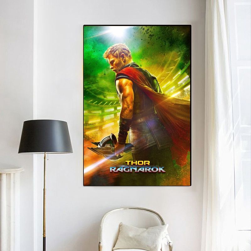 Thor Ragnarok 2017 MOVIE Poster Canvas Wall Art Home Decor (No Frame) - Image 4