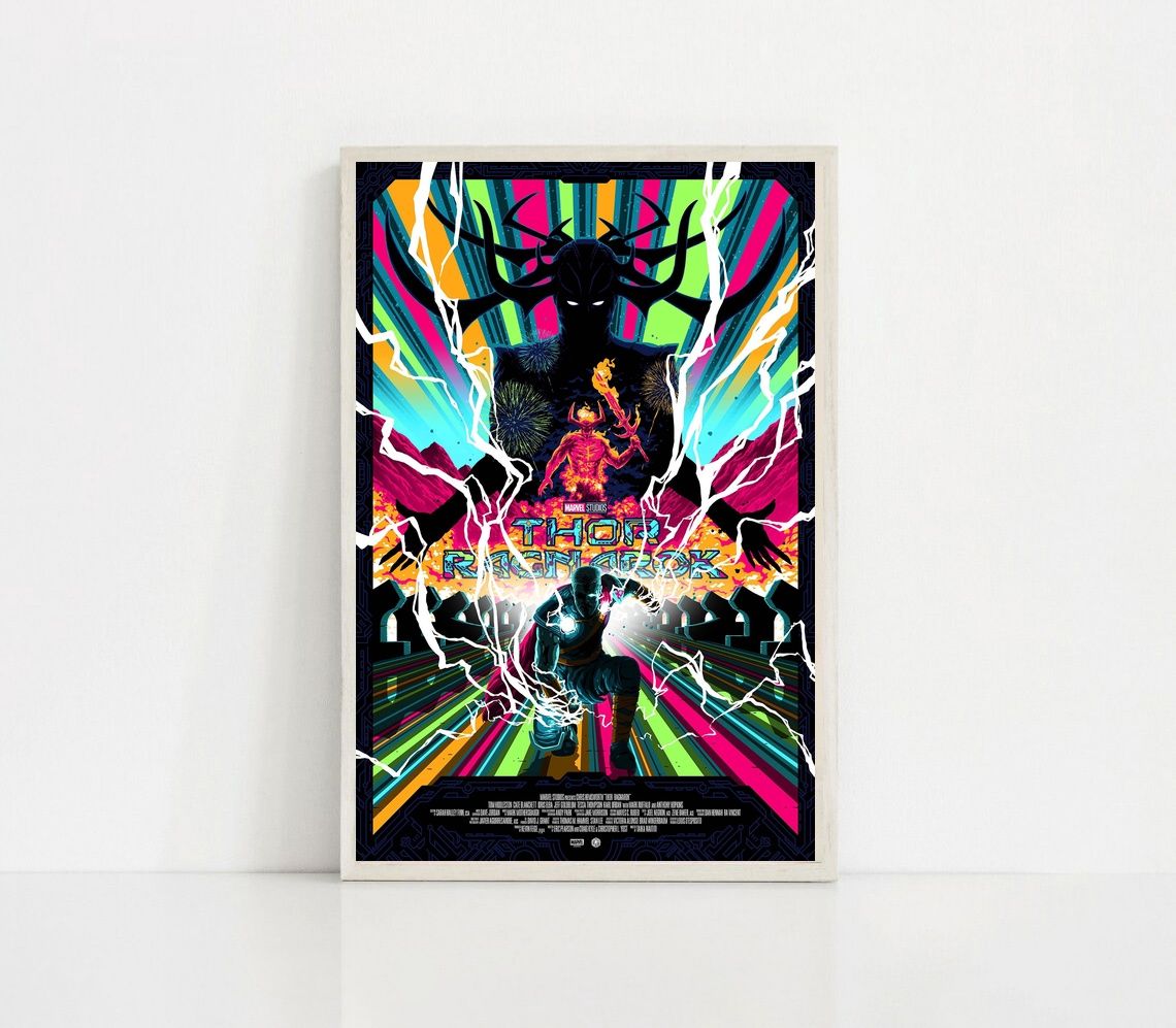 Thor Ragnarok 2017 MOVIE Poster Canvas Wall Art Home Decor (No Frame) (Copy)