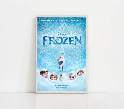 Frozen MOVIE Poster Canvas Wall Art Home Decor (No Frame)