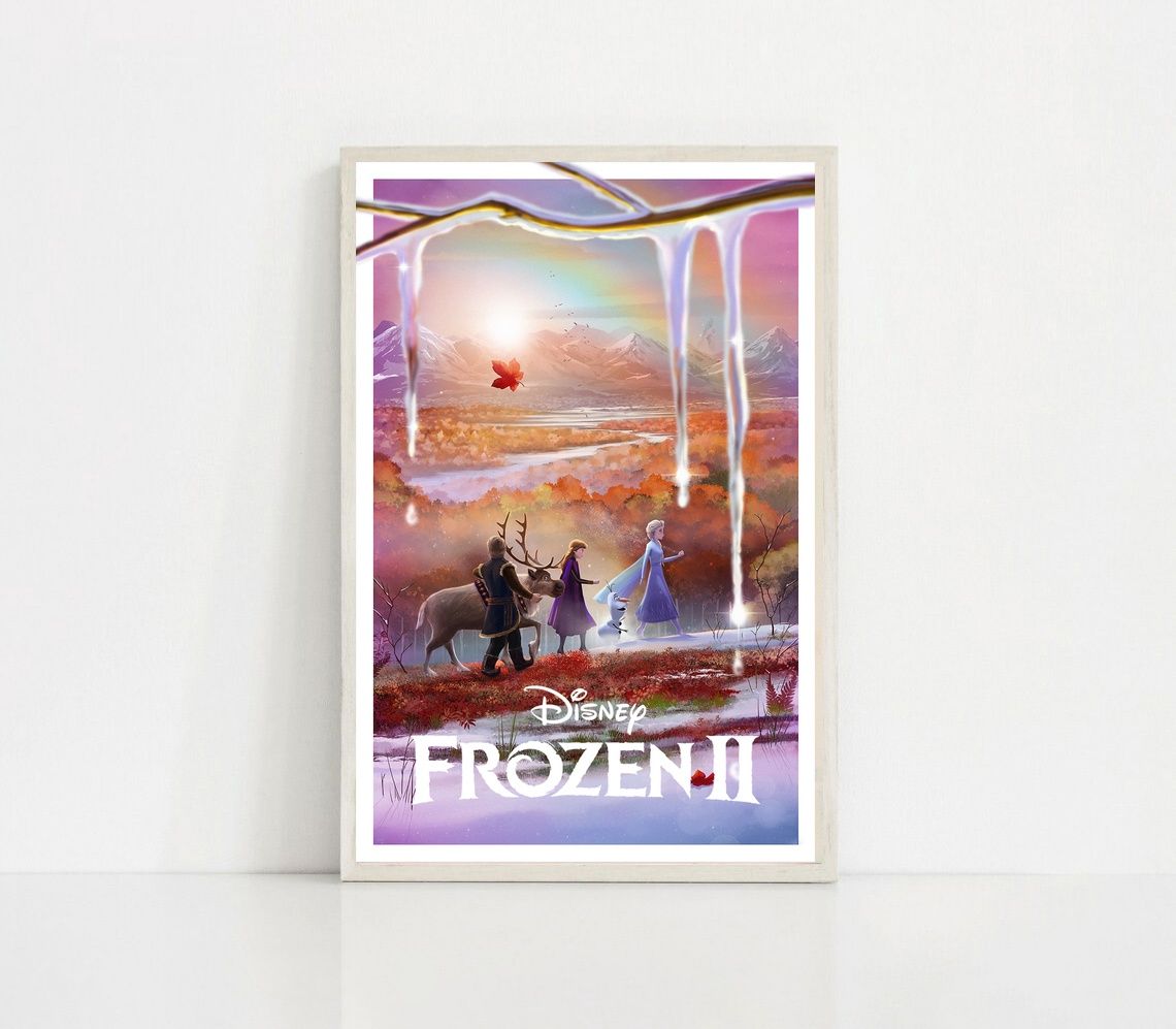 Frozen MOVIE Poster Canvas Wall Art Home Decor (No Frame)