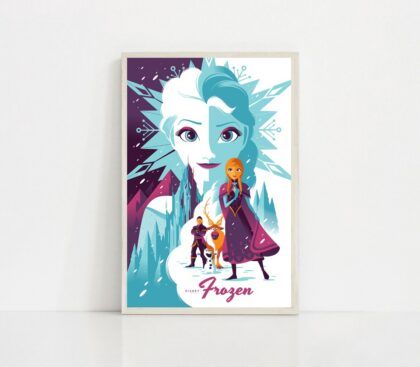 Frozen MOVIE Poster Canvas Wall Art Home Decor (No Frame)