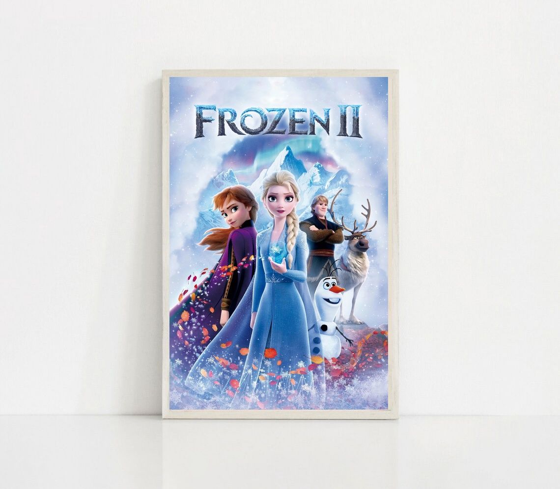Frozen MOVIE Poster Canvas Wall Art Home Decor (No Frame) - Image 2